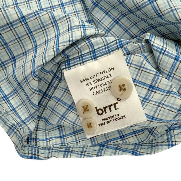 NEW Simms Men's Stone Cold LS Fishing Shirt Sky Nightfall Retro Plaid XL - Picture 13 of 16